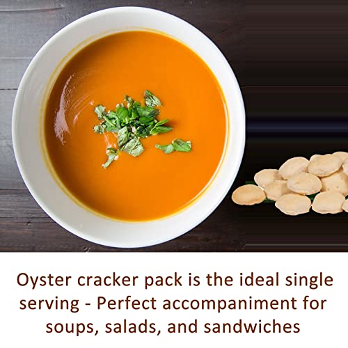Oyster Crackers Single Serve Soup Cracker 0.50 Oz Pack of 50 S...