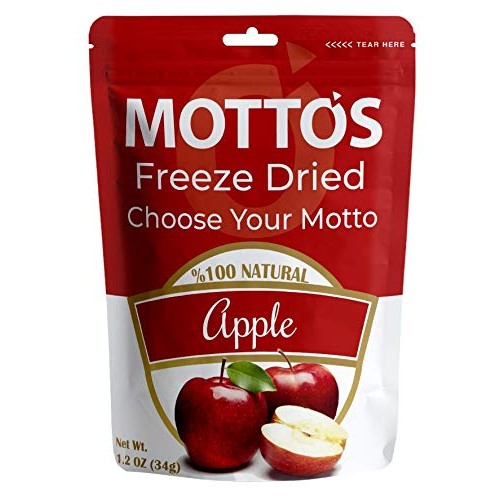 Mottos Freeze Dried Apple,1.2Oz,100% Natural, Only Natural Ingre