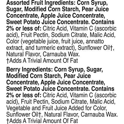 Motts, Assorted Berry Fruit Snacks, Gluten Free, 17.6 Oz Pack