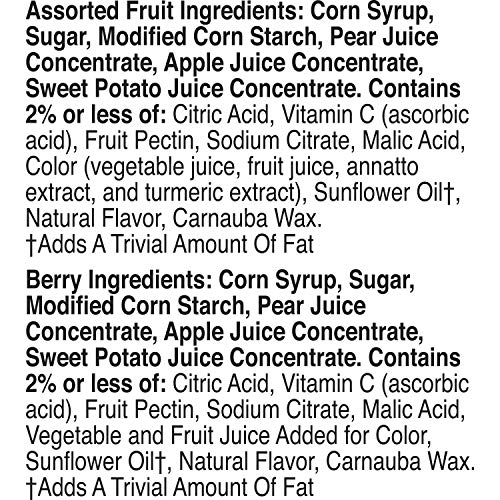 Motts, Assorted Berry Fruit Snacks, Gluten Free, 17.6 Oz