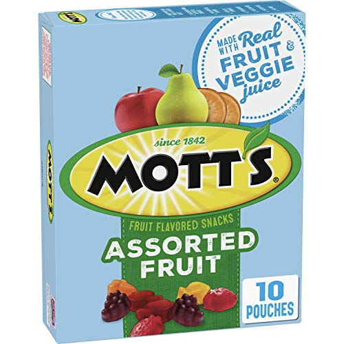 Motts Assorted Fruit Flavored Snacks, 10 Ct, 8 Oz Pack Of 8