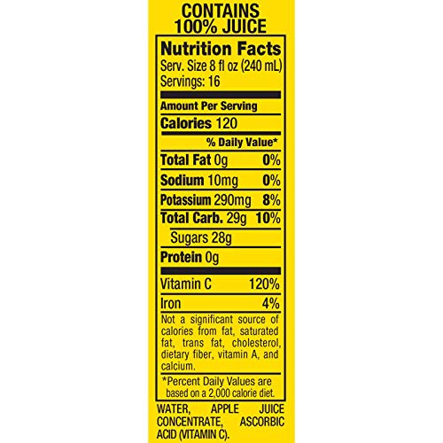 Motts 100% Juice, Original Apple, 128 Oz