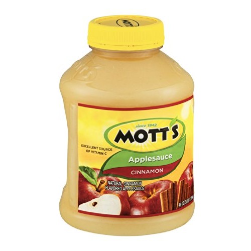 Motts Applesauce Cinnamon 48 Oz Pack Of 8