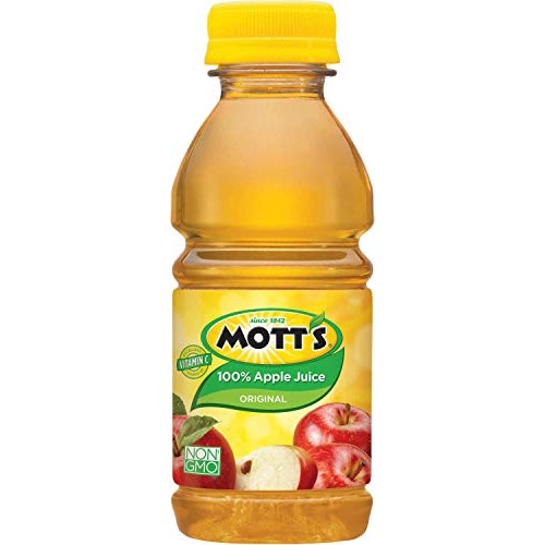 Motts 100 Percent Apple Juice, 8 Fluid Ounce 6 per pack