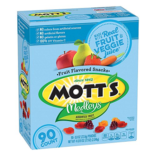 Motts Medley Assorted Fruit Flavored Snacks 90 Ct.