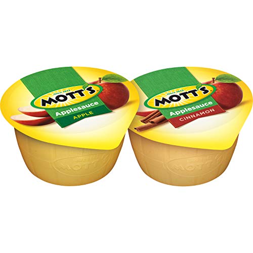 Motts Apple &Amp; Cinnamon Variety Pack Applesauce, 4 Ounce Cup, 36