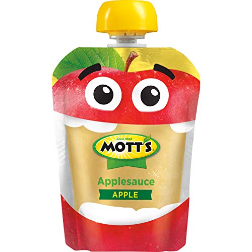Motts Applesauce, 3.2 Ounce Clear Pouch, 12 Count