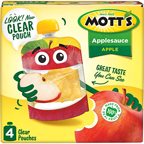 Motts Applesauce, 3.2 Ounce Pouch, 4 Count Pack Of 6