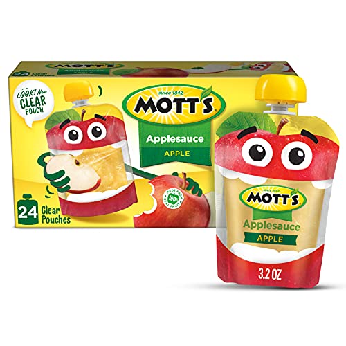 Motts Applesauce, 3.2 Ounce Pouch, 4 Count Pack Of 6