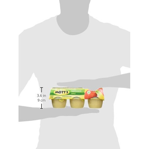 Motts Applesauce, 4 Oz Cups, 6 Count Pack Of 12