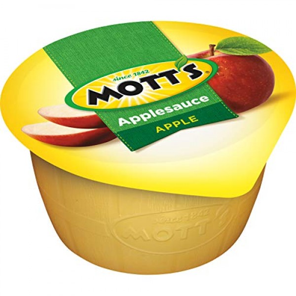 Motts Applesauce, 4 oz cups, 6 count Pack of 12