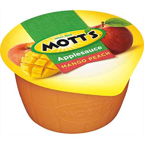Motts Applesauce, Mango Peach, 4 Ounce Cups Pack Of 72