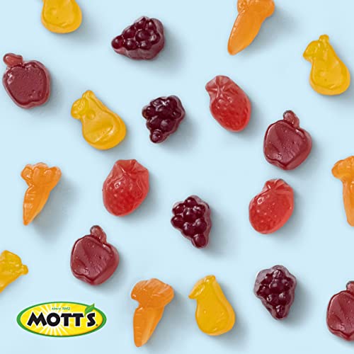 Motts Fruit Flavored Snacks, Assorted Fruit, Pouches, 0.8 Oz, 2