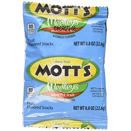 Motts Medleys Assorted Fruit Flavored Snacks 80 Pouches 4Lb Motts Medleys Assorted Fruit Flavored Snacks 80 Pouches 4Lb