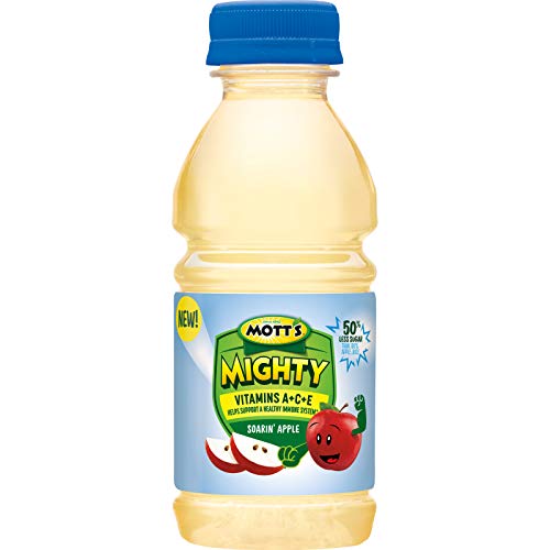 Motts Mighty Soarin Apple Juice Drink, 8 fl oz bottles, 6 pack