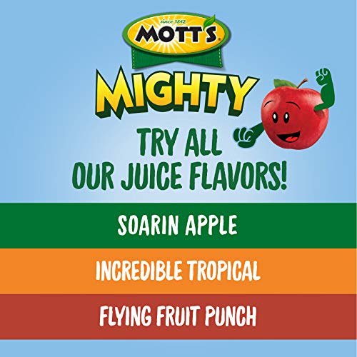 Motts Mighty Soarin Apple Juice Drink, 8 fl oz bottles, 6 pack