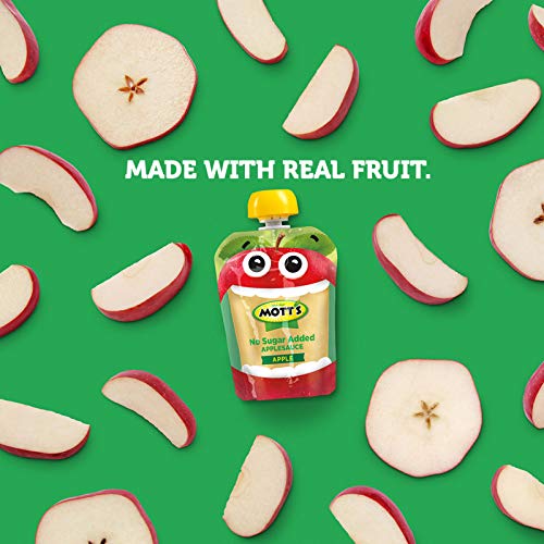 Motts No Sugar Added Applesauce, 3.2 Ounce Pack Of 24 Clear P