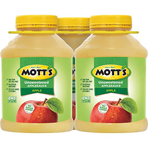 Motts Unsweetened Applesauce, 46 Ounce Jar Pack Of 8