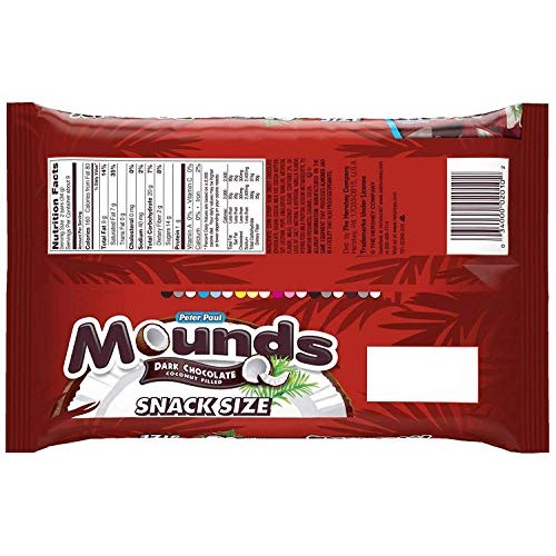 Mounds Snack Size Bars - 11.3 Oz - 3 Pk