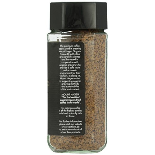 Mount Hagen Organic Freeze Dried Instant Ground Coffee, 3.53 Oz