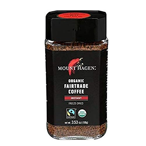 Mount Hagen Organic Freeze Dried Instant Ground Coffee, 3.53 Oz