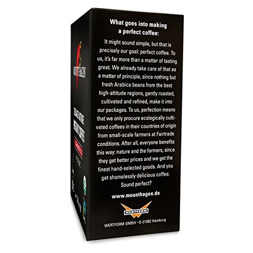 Mount Hagen Organic Instant Regular Coffee, 25 Count Single Serv