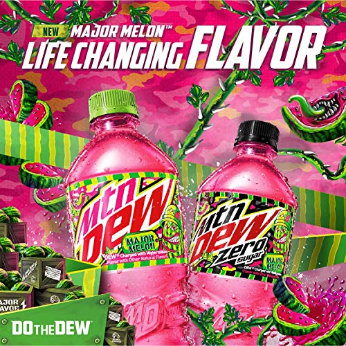 Mountain Dew Mtn Dew, Major Melon, 72 Fl Oz Pack Of 6