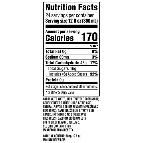Mountain Dew Soda, 12 Fl Oz Pack Of 24