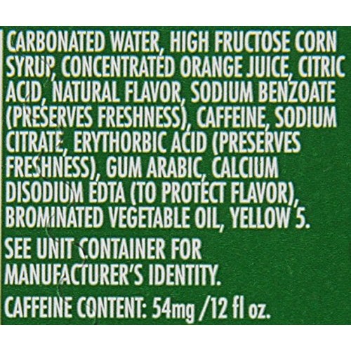 Mountain Dew Soda, 12 Fl Oz Pack Of 24