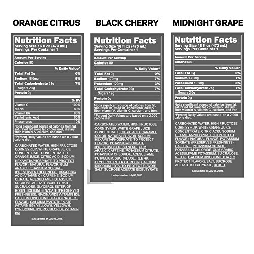 Mountain Dew Kickstart Energizing Variety Pack, 16 Ounce Pack O