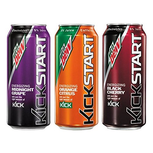 Mountain Dew Kickstart Energizing Variety Pack, 16 Ounce Pack O