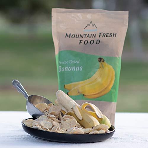 Mountain Fresh Food Freeze Dried Banana Chips | All Natural Heal
