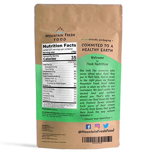 Mountain Fresh Food Freeze Dried Banana Chips | All Natural Heal