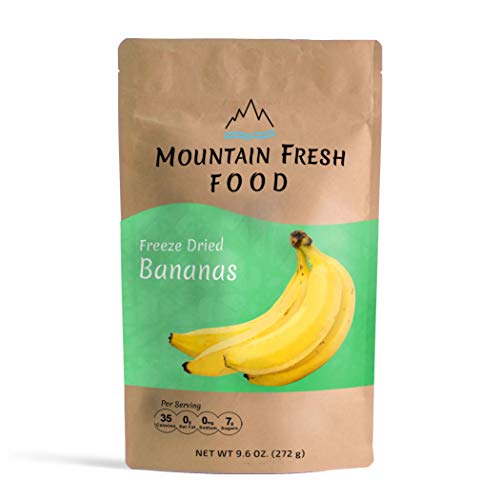 Mountain Fresh Food Freeze Dried Banana Chips | All Natural Heal