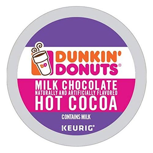 Dunkin Donuts Milk Chocolate Hot Cocoa Single Serve K-Cups For