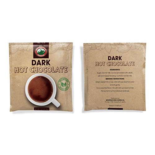 Mountain High All Natural Hot Chocolate Envelopes Dark Chocolat