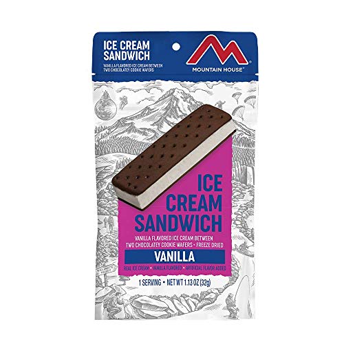 Mountain House Vanilla Ice Cream Sandwich | Freeze Dried Backpac
