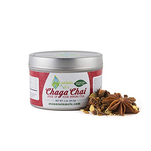 ~Chaga Chai~ All Natural Loose Leaf Herbal Tea - Warming Caffein