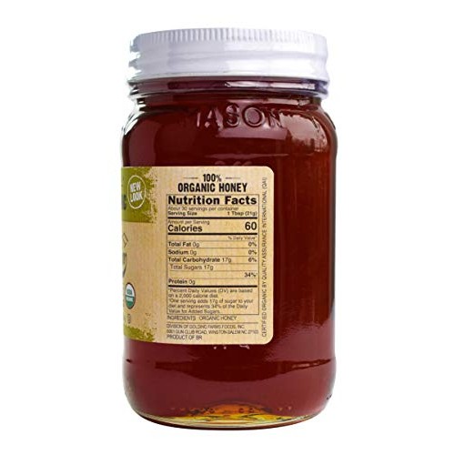 Usda Organic Mountain Ridge Honey - 22 Oz Of 100% Pure Raw Honey