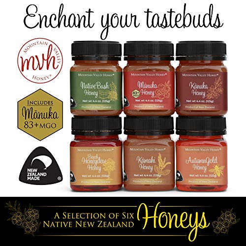 Raw Honey Gift Box Set Of 6 With Premium Manuka Honey Mgo 83,