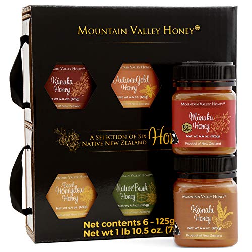 Raw Honey Gift Box Set Of 6 With Premium Manuka Honey Mgo 83,