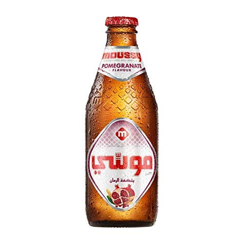 Moussy Pomegranate Malt Beverage Non Alcoholic Drink - Pack Of 6