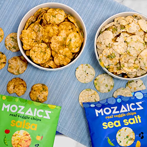 Mozaics SALSA - Popped Veggie Chips 6-pack | Healthy Pea Prote...