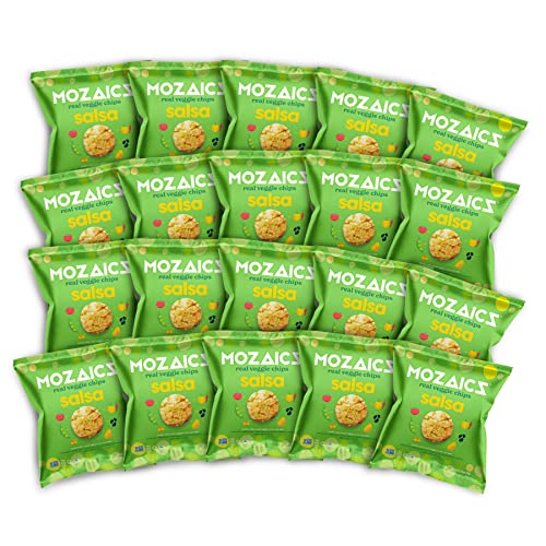Mozaics SALSA snack bags- Popped Veggie Chips 20-pack | Health...