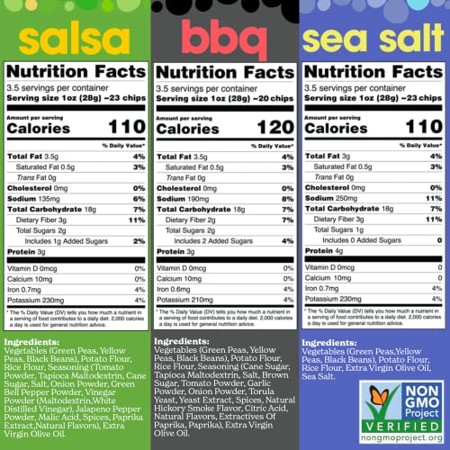 Mozaics VARIETY - Popped Veggie Chips 6-pack | Healthy Pea Pro...