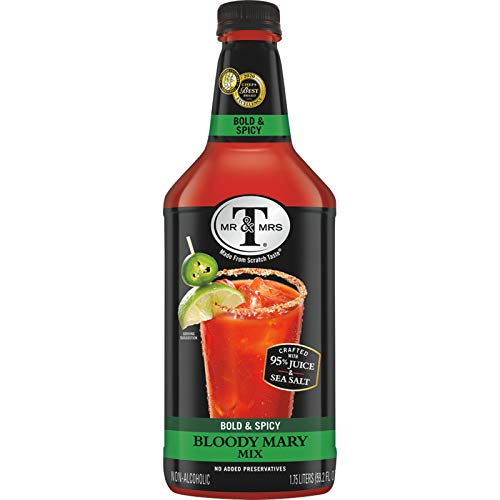 Mr &Amp; Mrs T Bold &Amp; Spicy Bloody Mary Mix, 1.75 L Bottles Pack Of 6