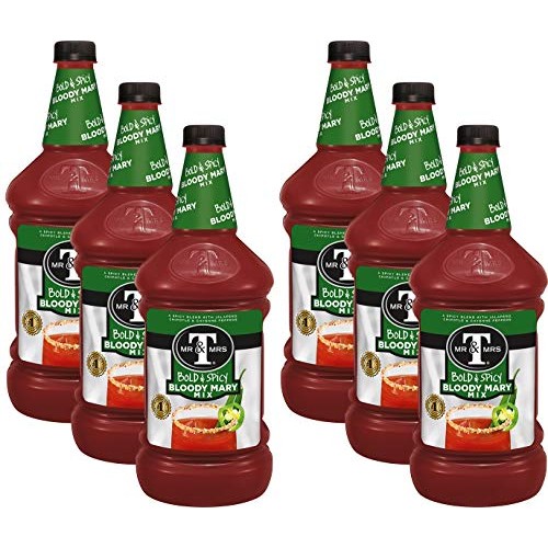 Mr &Amp; Mrs T Bold &Amp; Spicy Bloody Mary Mix, 1.75 L Bottles Pack Of