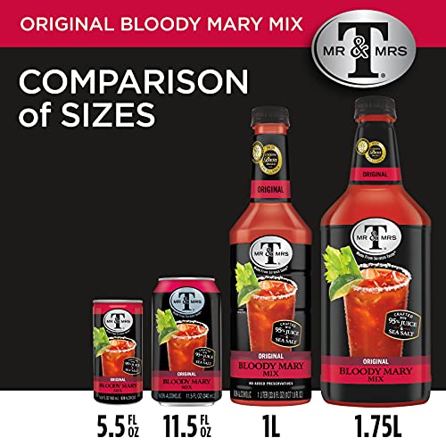 Mr & Mrs T Original Bloody Mary Mix, 1.75 L bottles Pack of 6