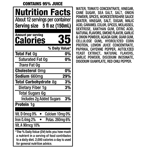 Mr & Mrs T Original Bloody Mary Mix, 1.75 L bottles Pack of 6