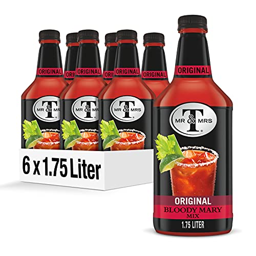 Mr & Mrs T Original Bloody Mary Mix, 1.75 L bottles Pack of 6